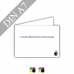 Grusskarte | 246g Leinenpapier weiss | DIN A7 | 4/4-farbig